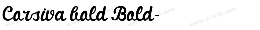 Corsiva bold Bold字体转换 Corsiva bold Bold字体转换
